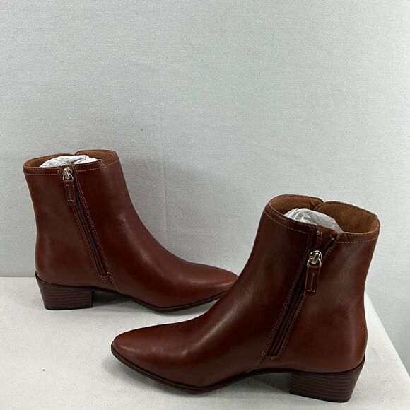 Rockport Geovana Mid Boot- Tan Havane- Size 8 M- NIB - Picture 4 of 7